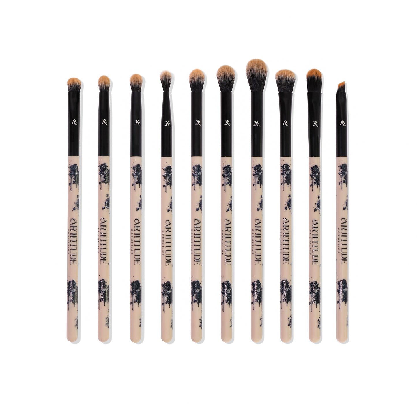 Ink & Roses Eye Blending Brush Set - 10 Piece