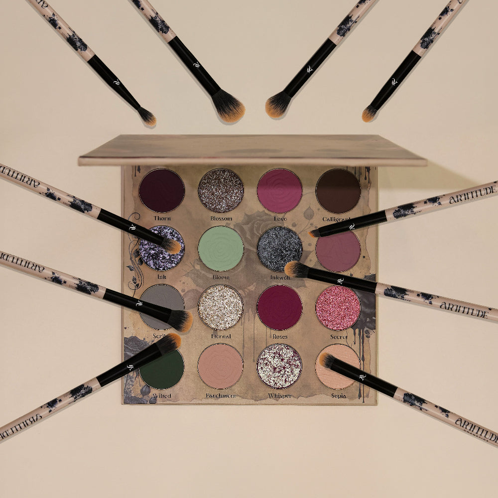Ink & Roses Palette & Brush Set