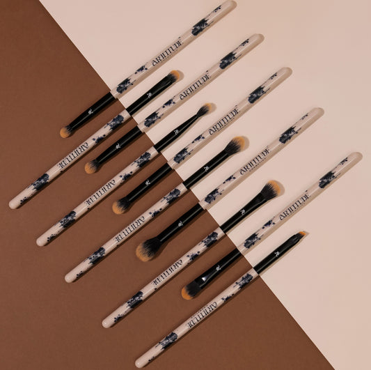 Ink & Roses Eye Blending Brush Set - 10 Piece