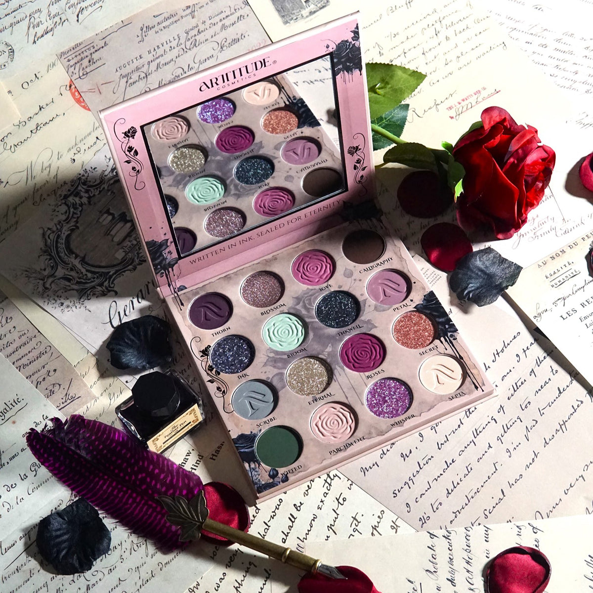 Ink Drop Roses Ink & Roses - Magnetic Palette – Arttitude Cosmetics