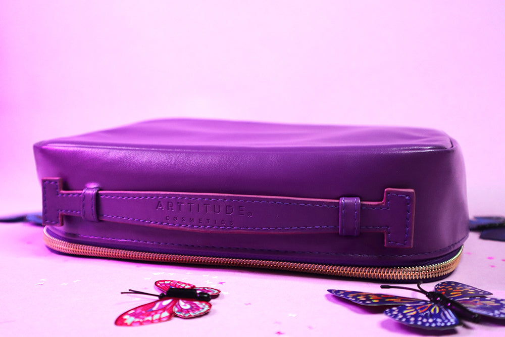 Holographic Purple Make-Up Bag