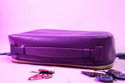 Holographic Purple Make-Up Bag